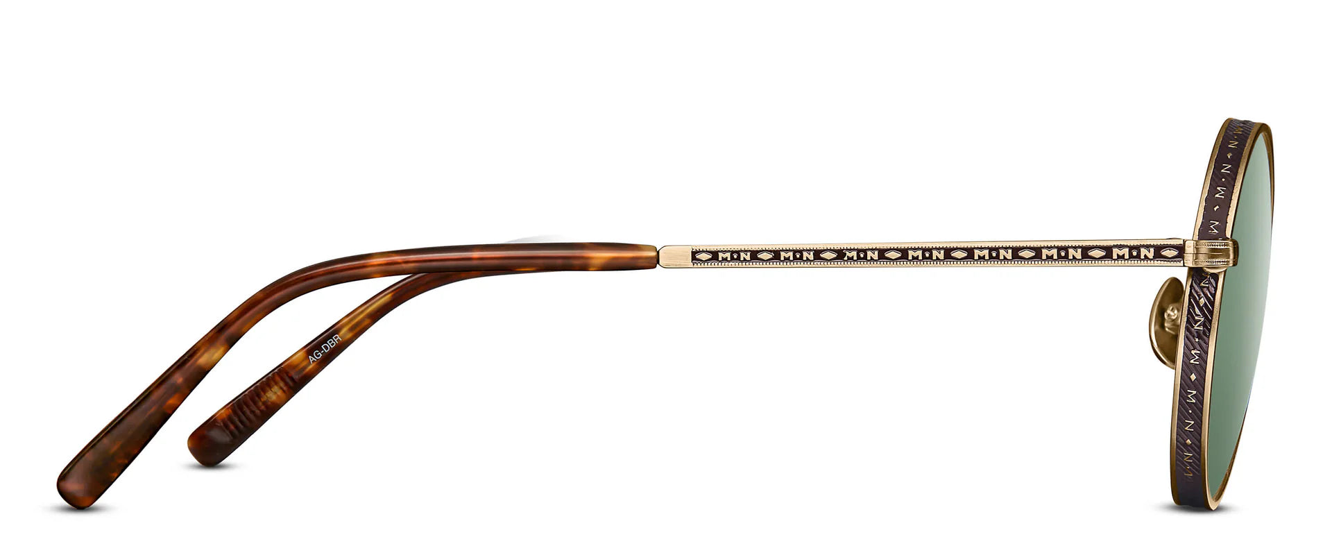 Occhiali da sole MATSUDA M3100 Antique Gold - Dark Brown