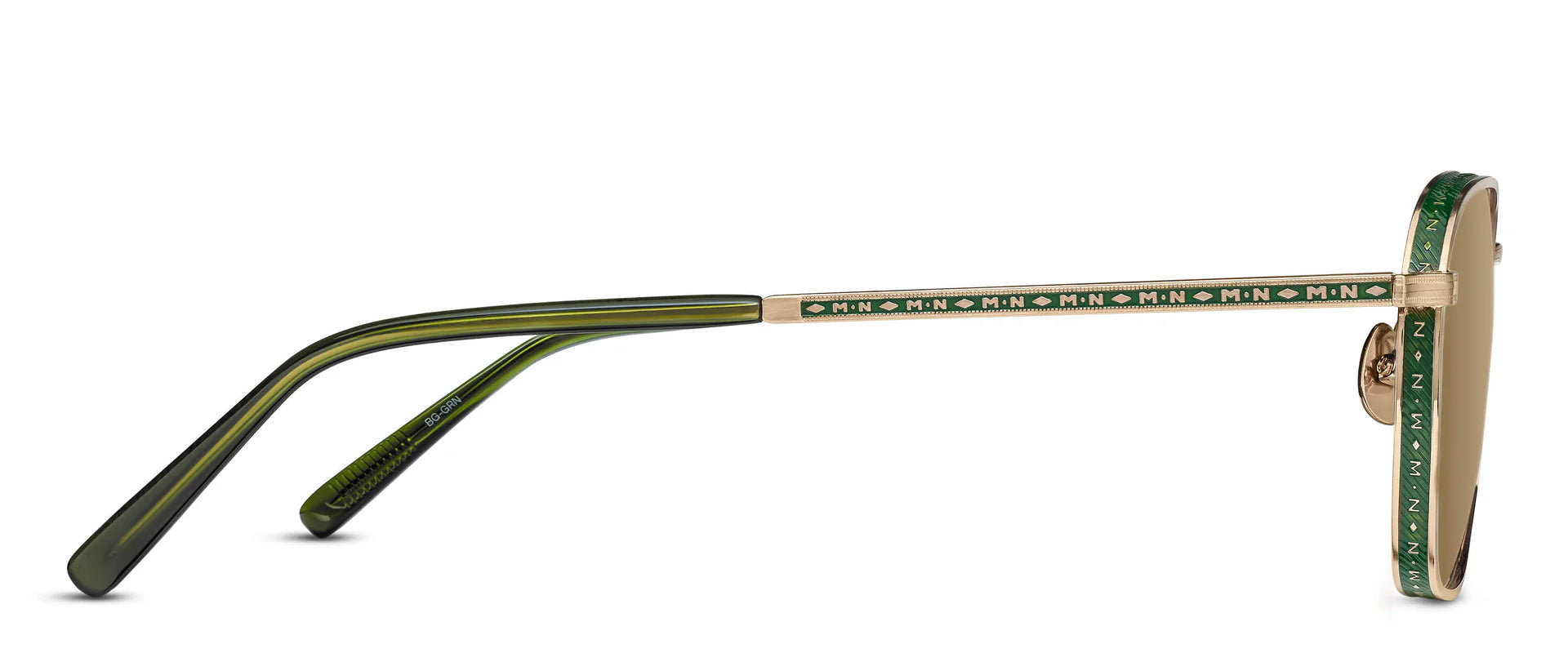 Occhiali da sole MATSUDA M3101 BRUSHED GOLD-GREEN