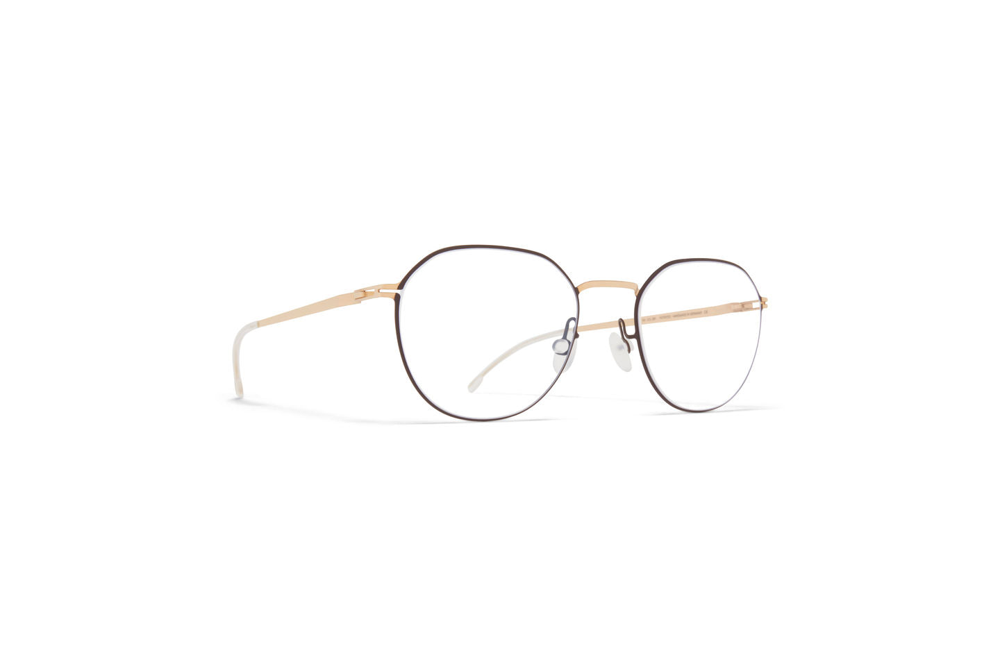 Occhiali da vista MYKITA YNGVE Champagne Gold Dark Brown