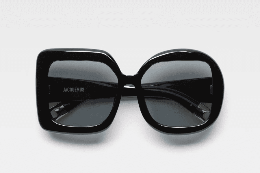 JACQUEMUS CARRE ROND BLACK